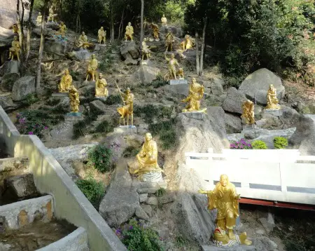 Ten Thousand Buddhas Monastery Cliff Statues