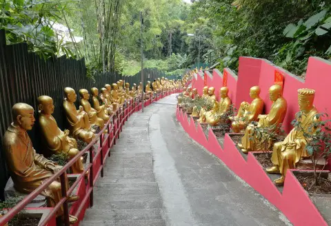 Ten Thousand Buddhas Monastery Pathway