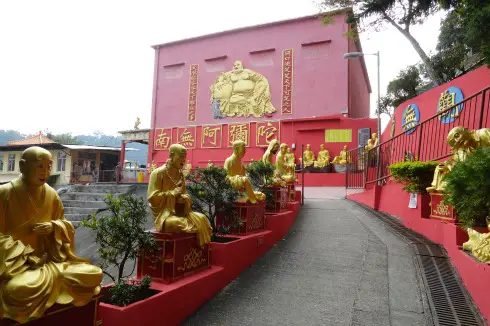 10000 Buddhas Monastery Pavilion