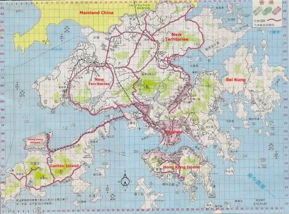 Hong Kong Map