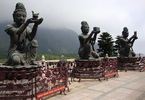 Tian Tan Buddha Bronze Devas Statues